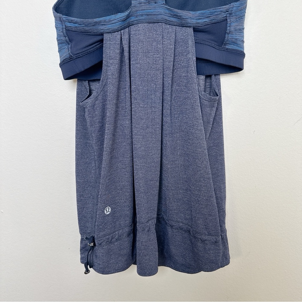 Lululemon Womens 6 Rest Less Tank Heathered Inkwell - Picture 11 of 13